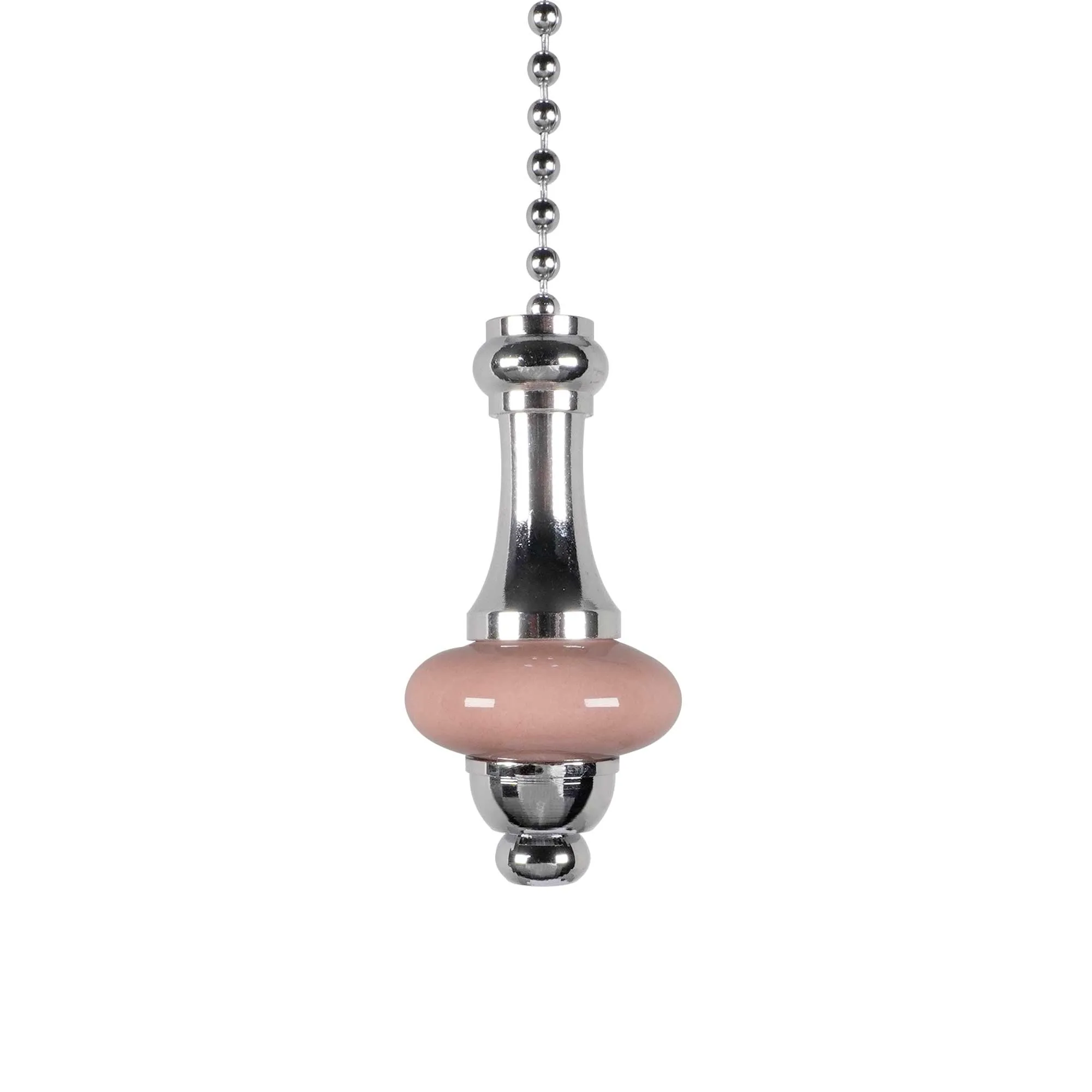 ElekTek Light Pull Chain Ceramic Disc With 80cm Matching Chain