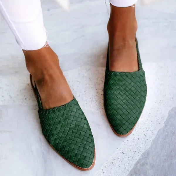 Elliote | Woven Flat Shoes