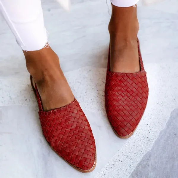 Elliote | Woven Flat Shoes