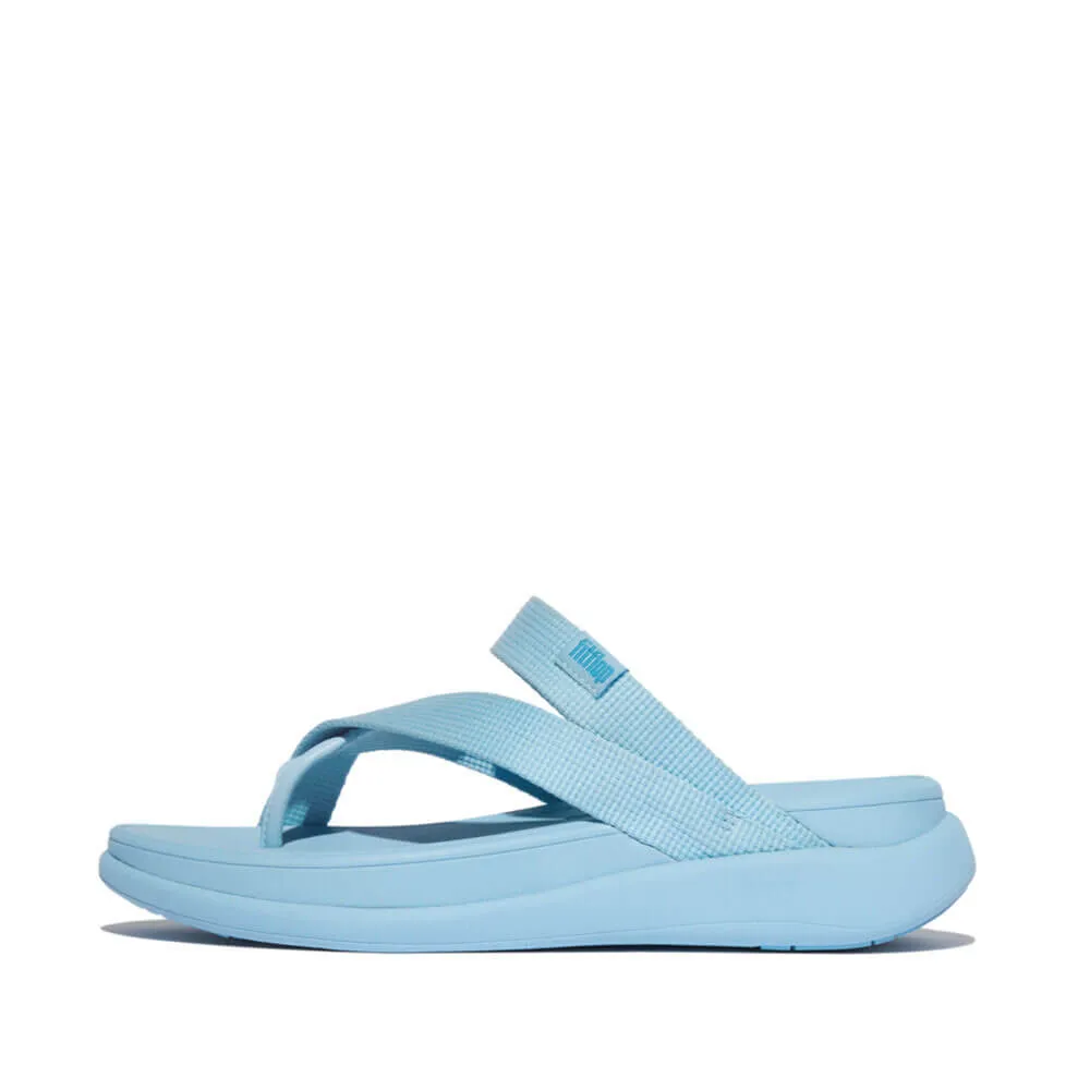 F-Mode Go Webbing Flatform Sling Sandals - Bondi Blue