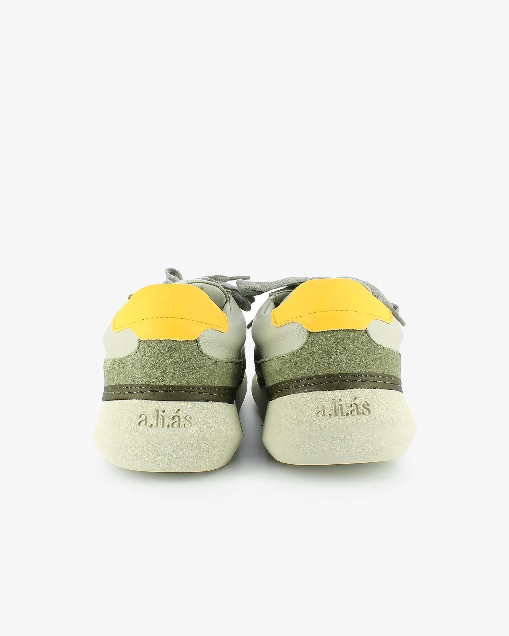 Fepix Bio Leather Sneakers | Light Grey/Beetle
