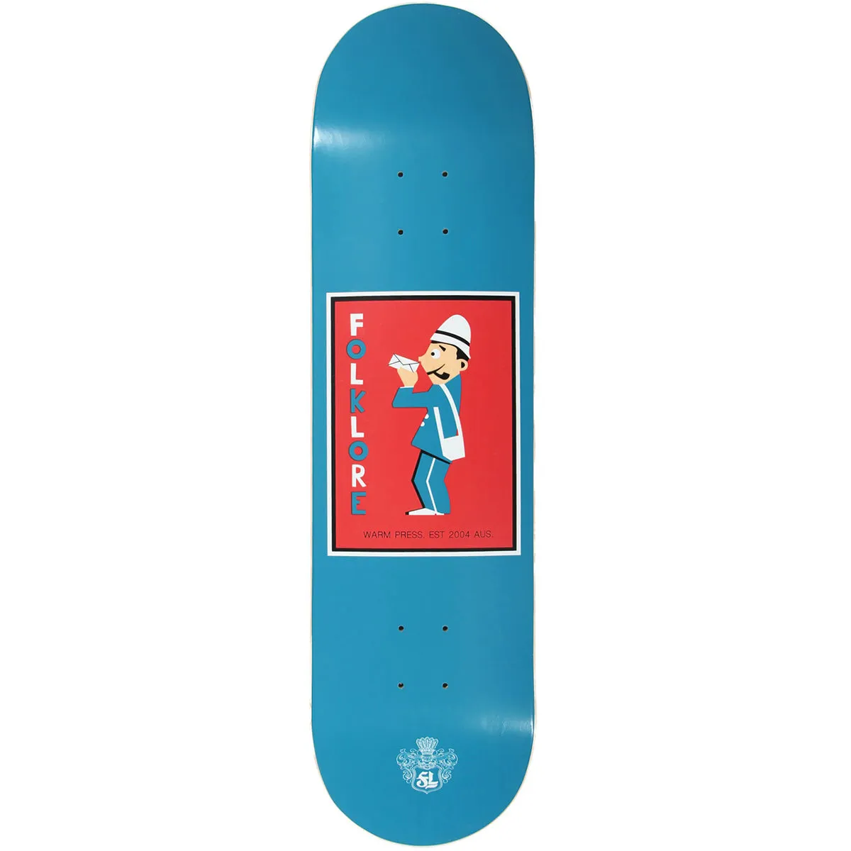 Folklore - Mail Man Blue 7.75 Skateboard Deck