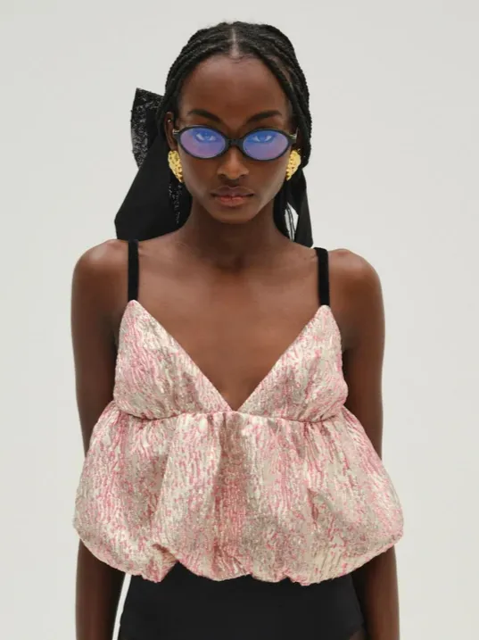For Love & Lemons Solstice Shimmer Top