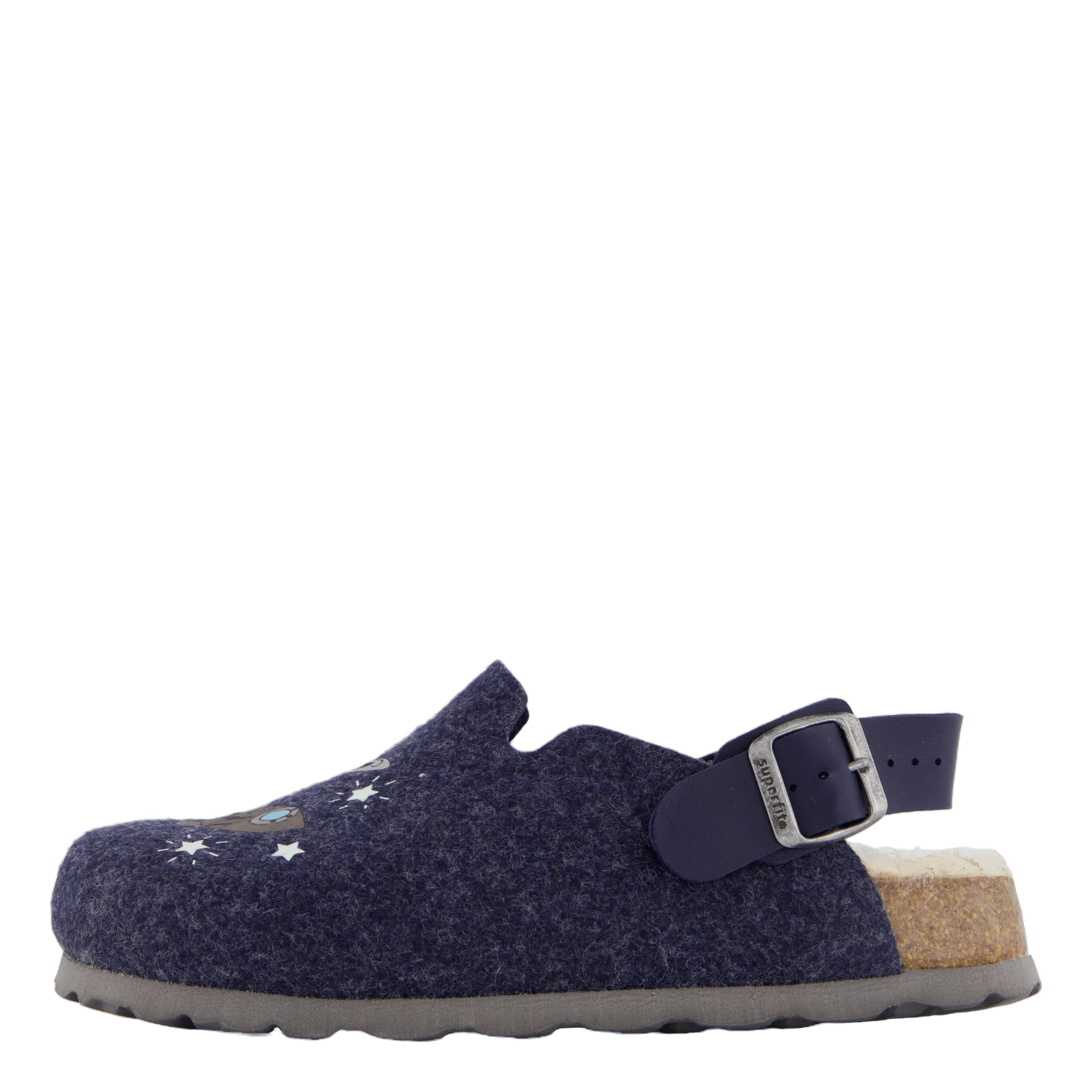 Fussbettpantoffel Blau