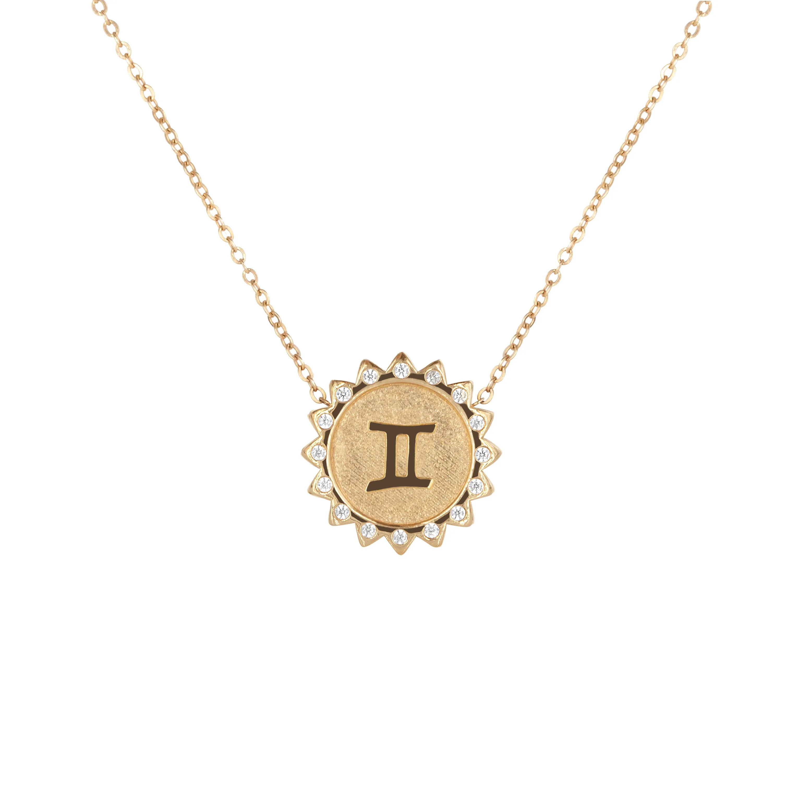 Gemini Sun Zodiac necklace