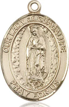 Gold Filled Our Lady of Guadalupe Pendan (3/4")