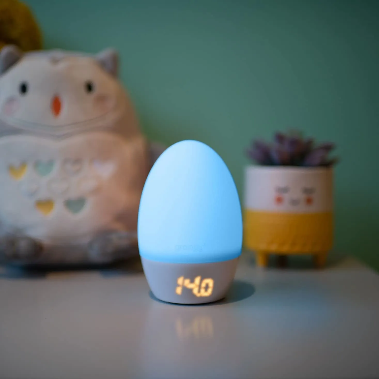 GroEgg2 Digital Colour Changing Room Thermometer and Night Light