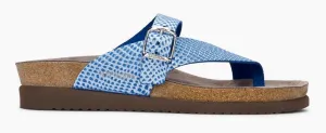 'Helen' women's thong sandal - blue