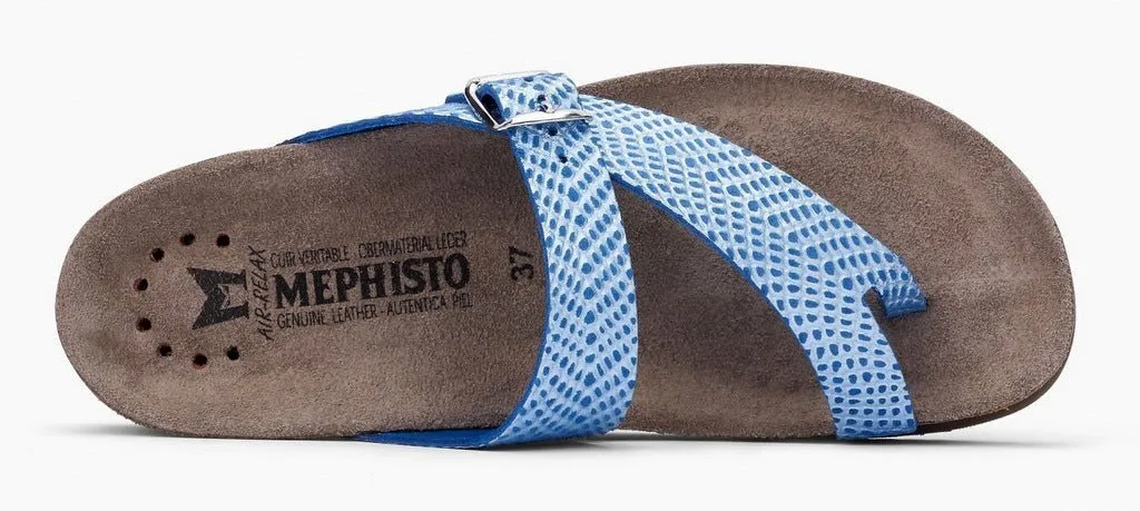'Helen' women's thong sandal - blue