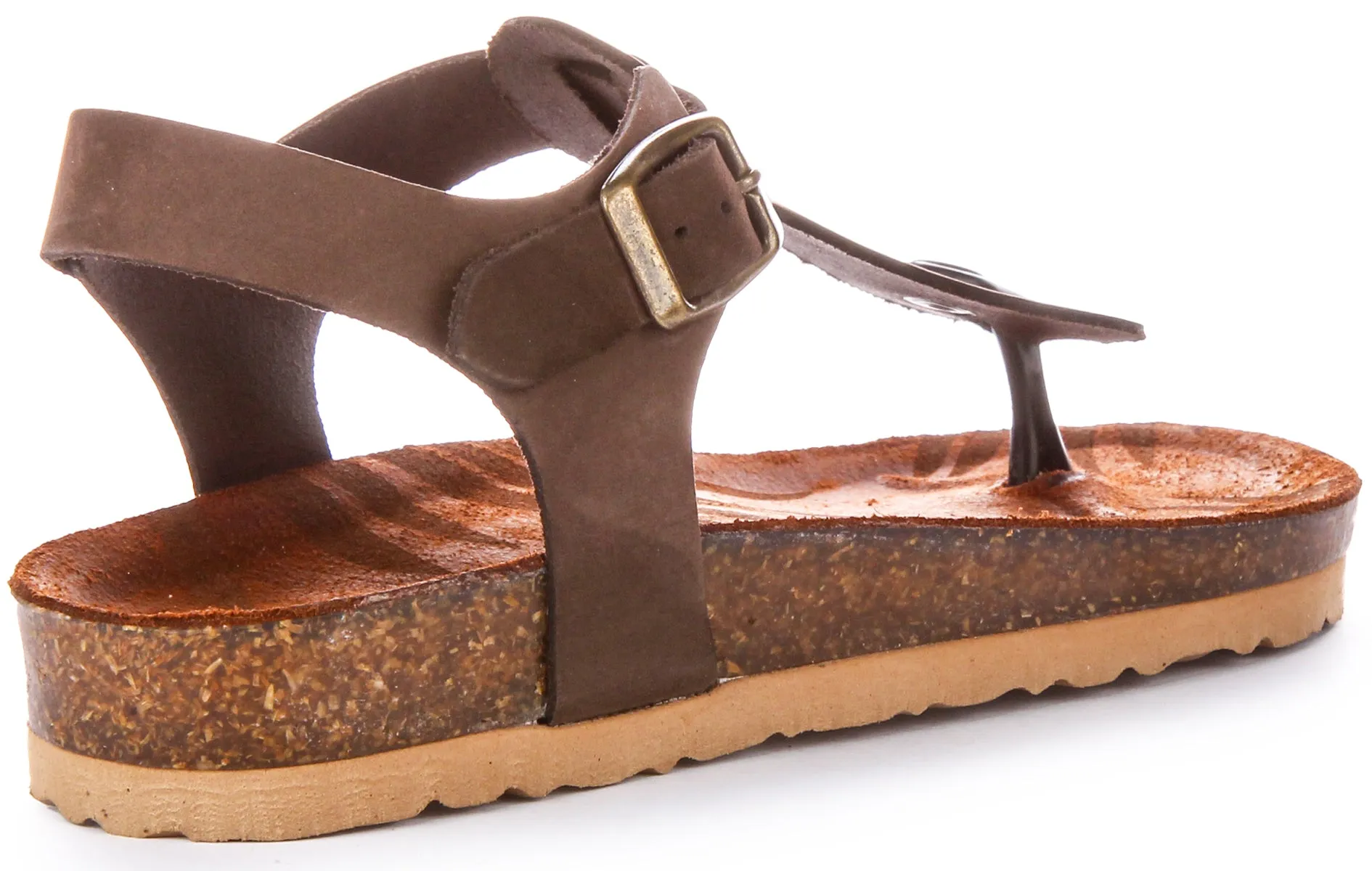 Justinreess England Alora Sandal In Brown For Women | Secret Sale