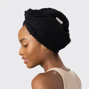 KITSCH | Microfiber Hair Towel {Black}