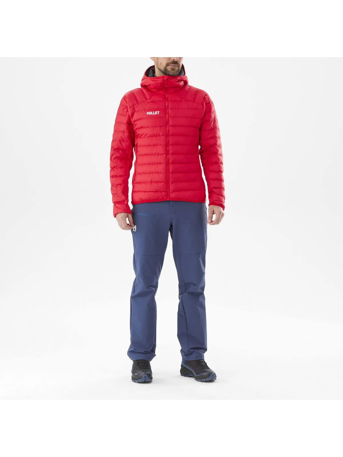 Kurtka męska MILLET M Fitz Roy Warm Hoodie czerwony