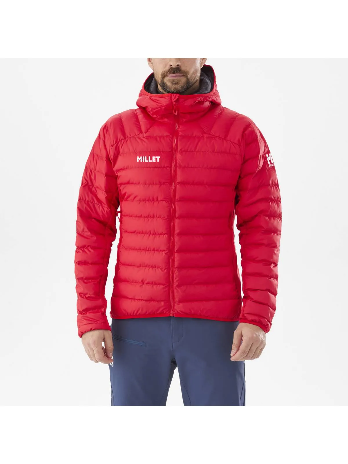 Kurtka męska MILLET M Fitz Roy Warm Hoodie czerwony