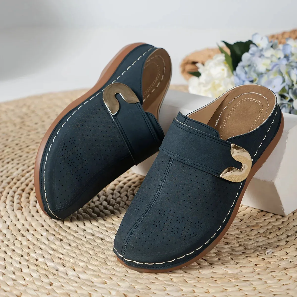 Lani Chic Supportive Wedge Sandals