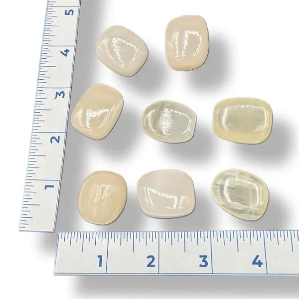 Light Honey Calcite Tumbled