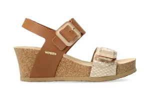 'Lissia' women's sandal - brown mix