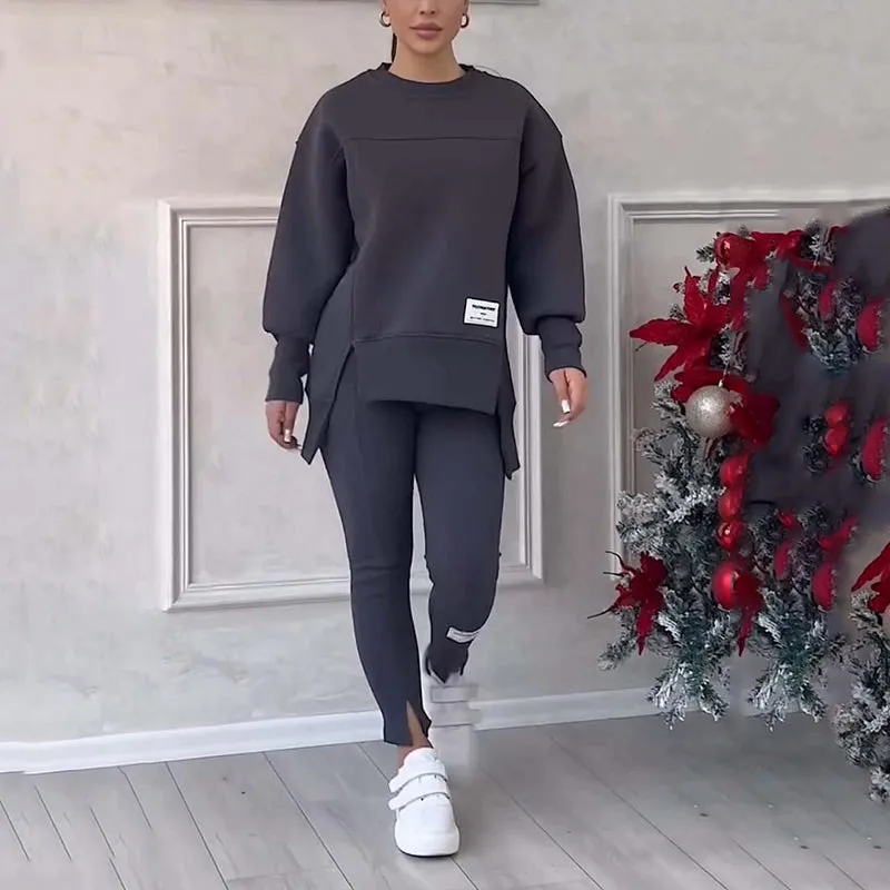 Livia - Split Hem Lounge Set