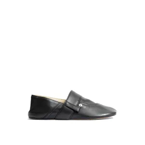 LOEWE Mini Pocket Leather Slippers for Women