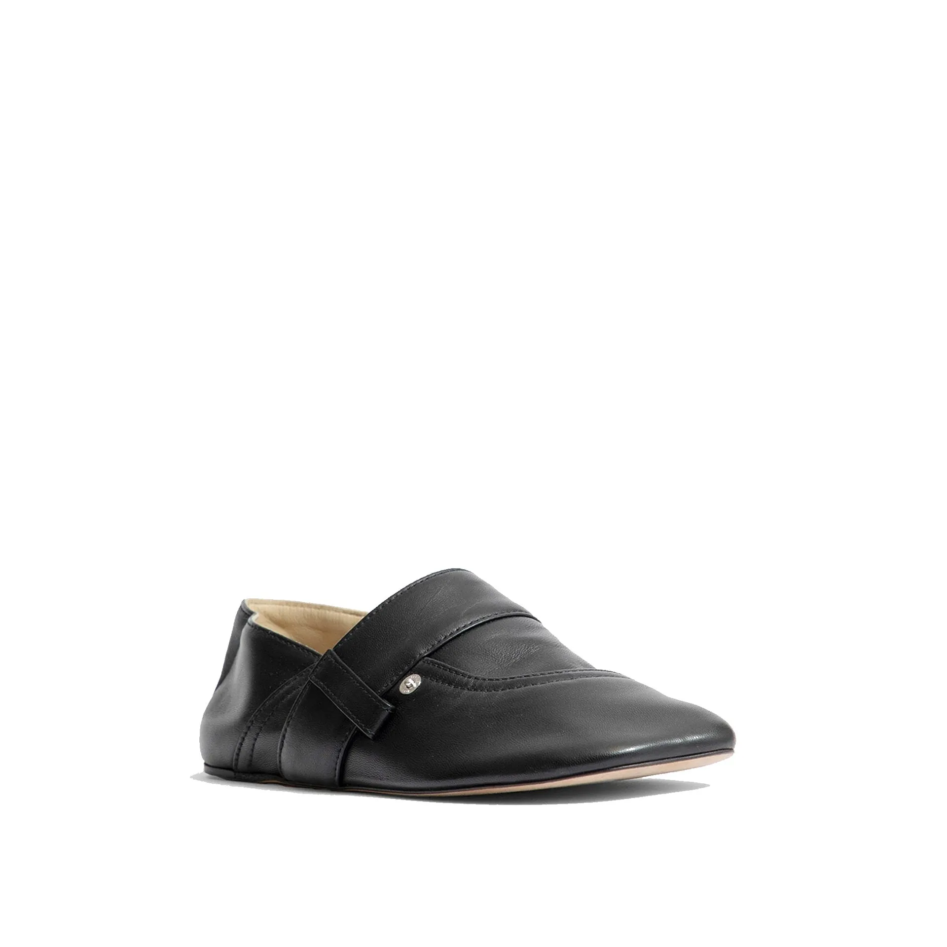 LOEWE Mini Pocket Leather Slippers for Women