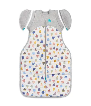 Love to Dream - Swaddle Up Transition Bag Warm White Happy Hats