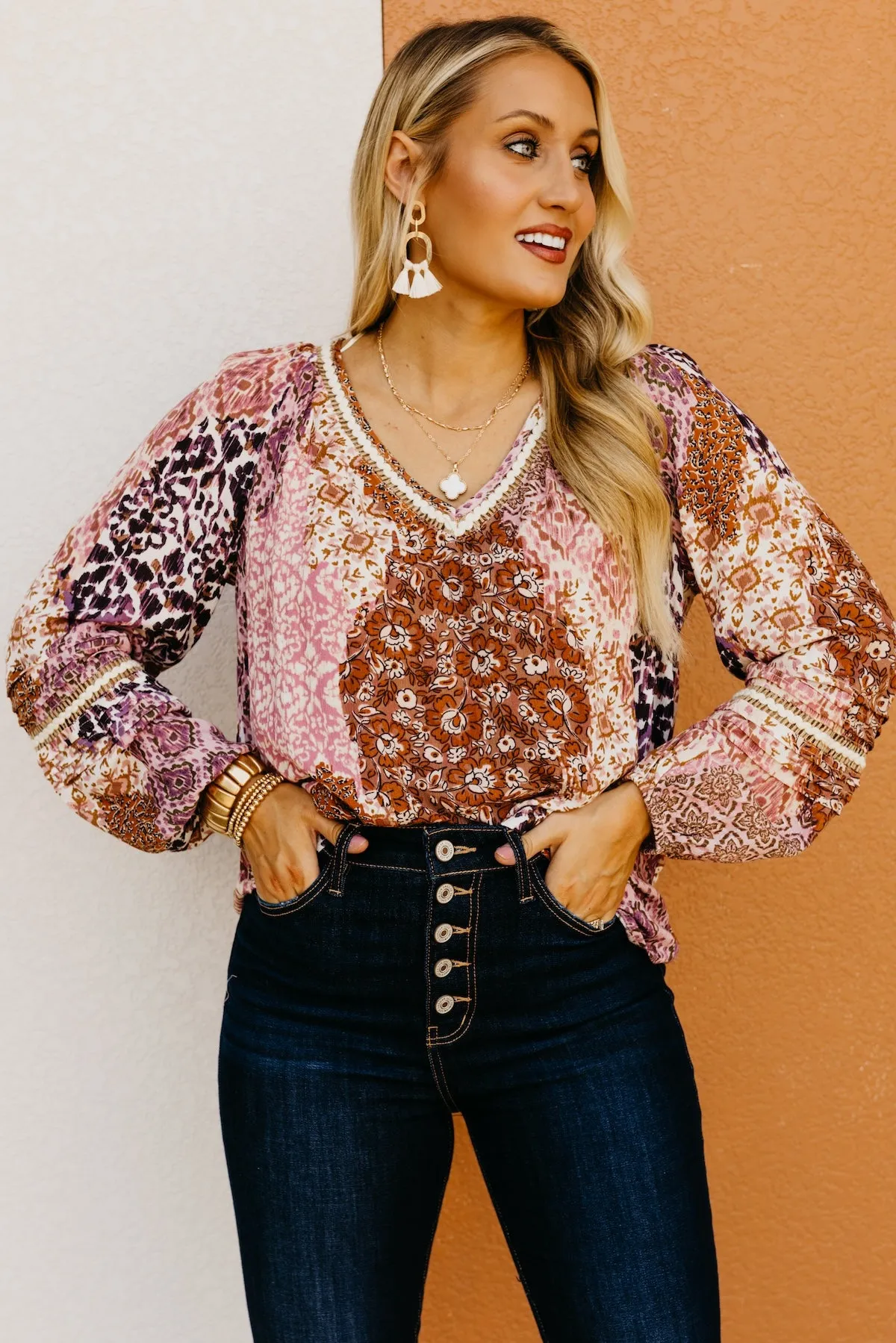 LoveStitch | The Kail Pintuck Woven Blouse