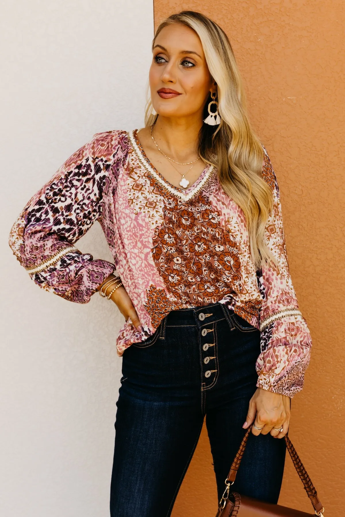 LoveStitch | The Kail Pintuck Woven Blouse