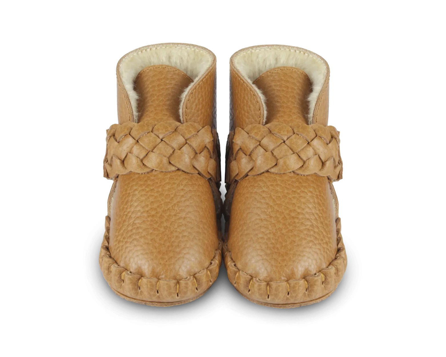 Mace Booties | Toast Grain Leather