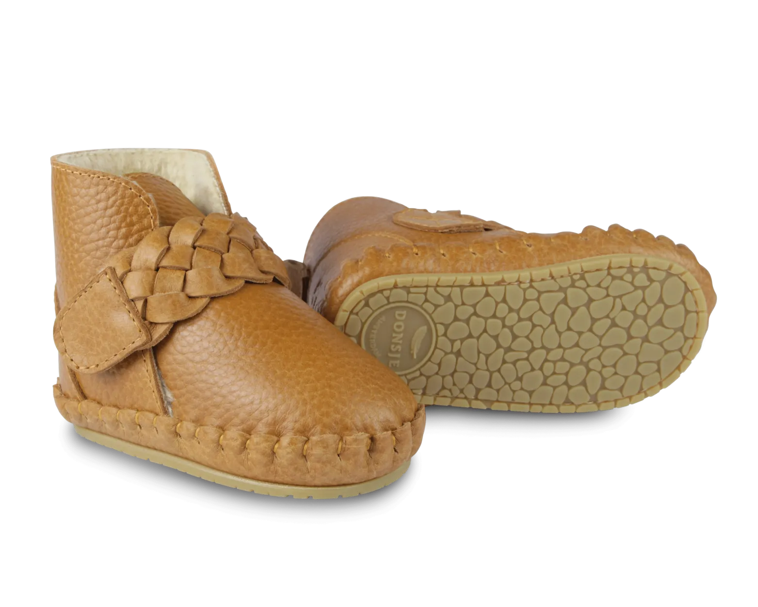Mace Booties | Toast Grain Leather