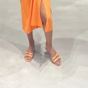 MARCH23 - SLIPPER - JULES - APRICOT LEATHER