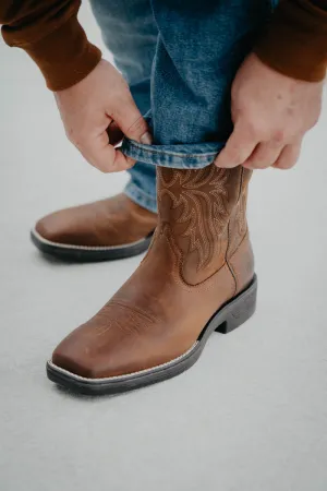 Men's Ariat 'Ridgeback' Oil Distressed Tan Cowboy Boot (11EE Only)
