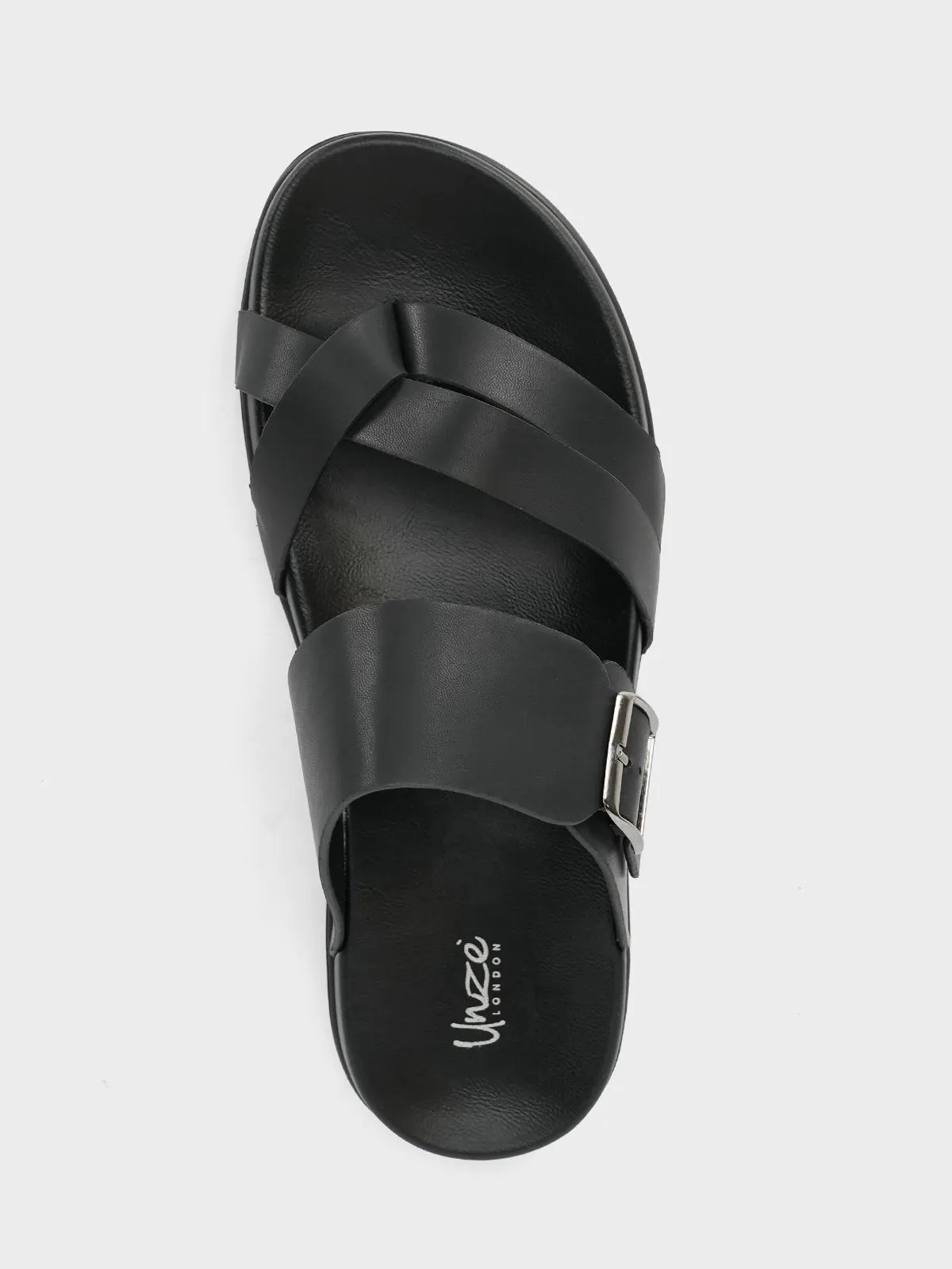 Mens "ARENDS" Casual Thong Buckled Slippers