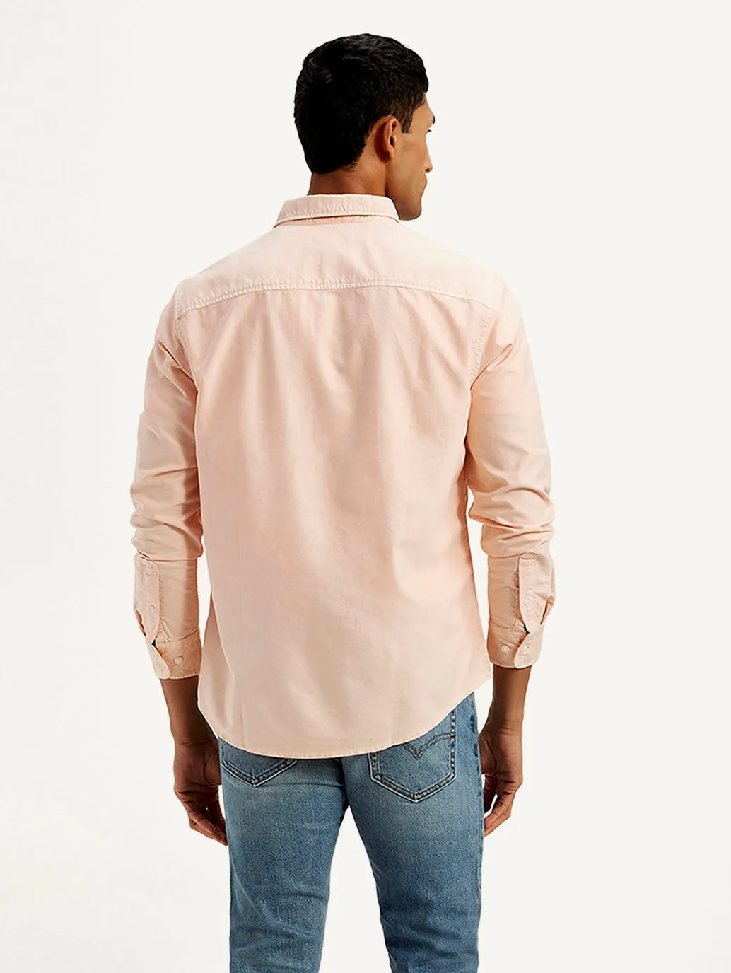 Men's Solid Dyed Slim Fit Shirt