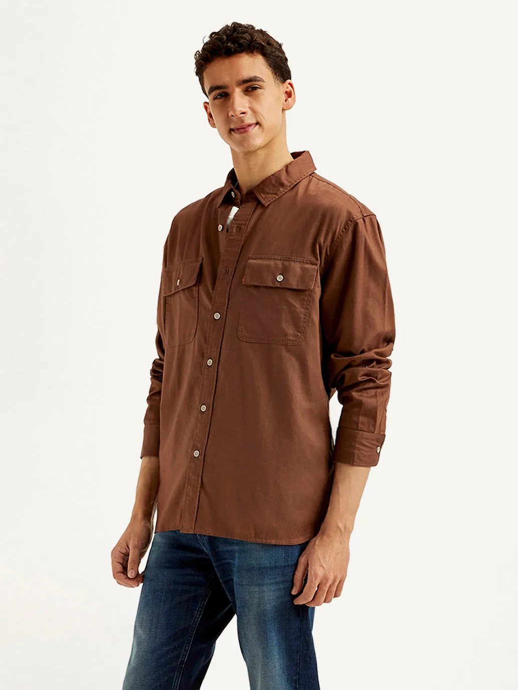 Men's Solid Slim Fit Shirt