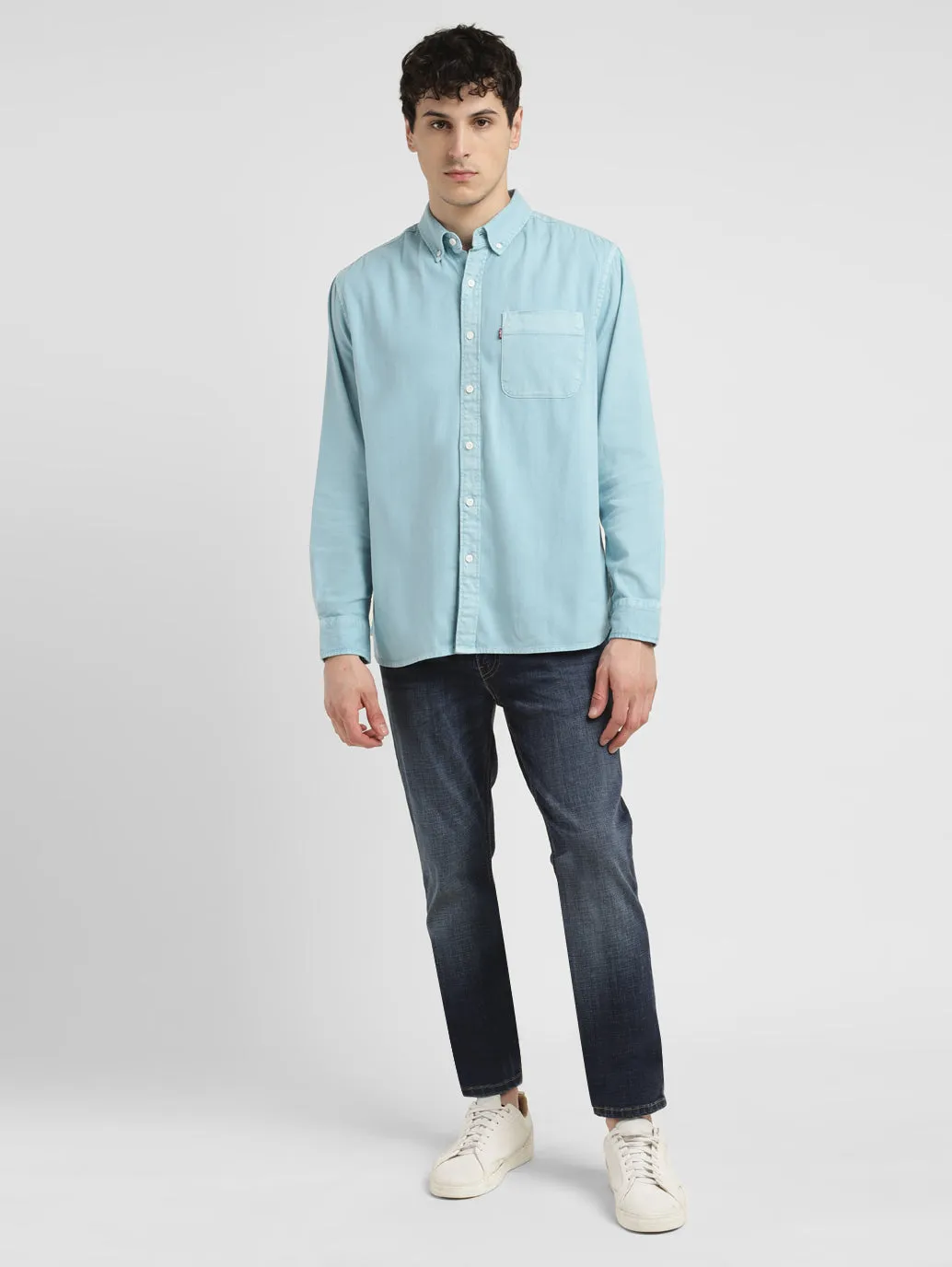 Men's Solid Slim Fit Shirt
