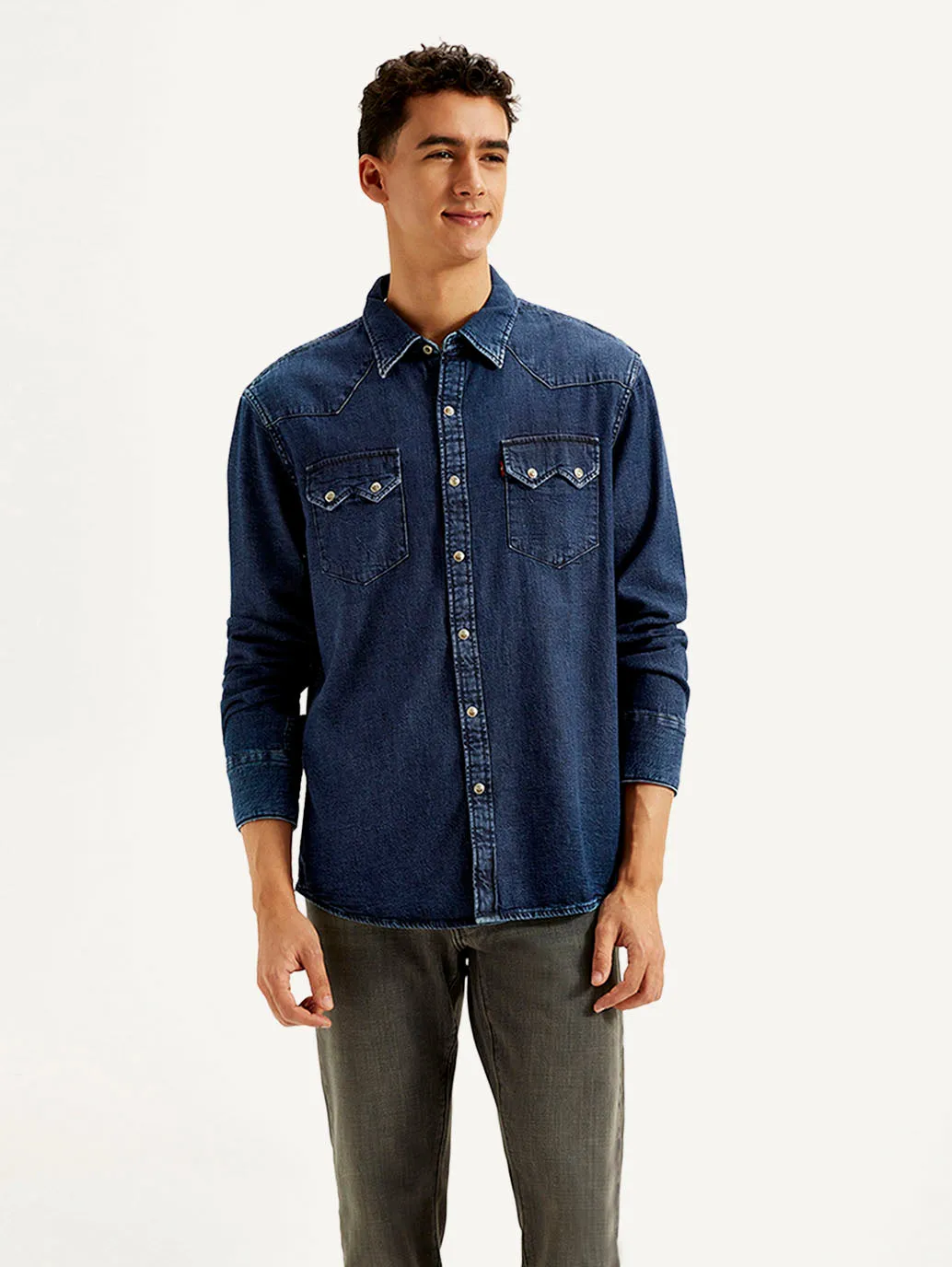 Men's Solid Slim Fit Shirt