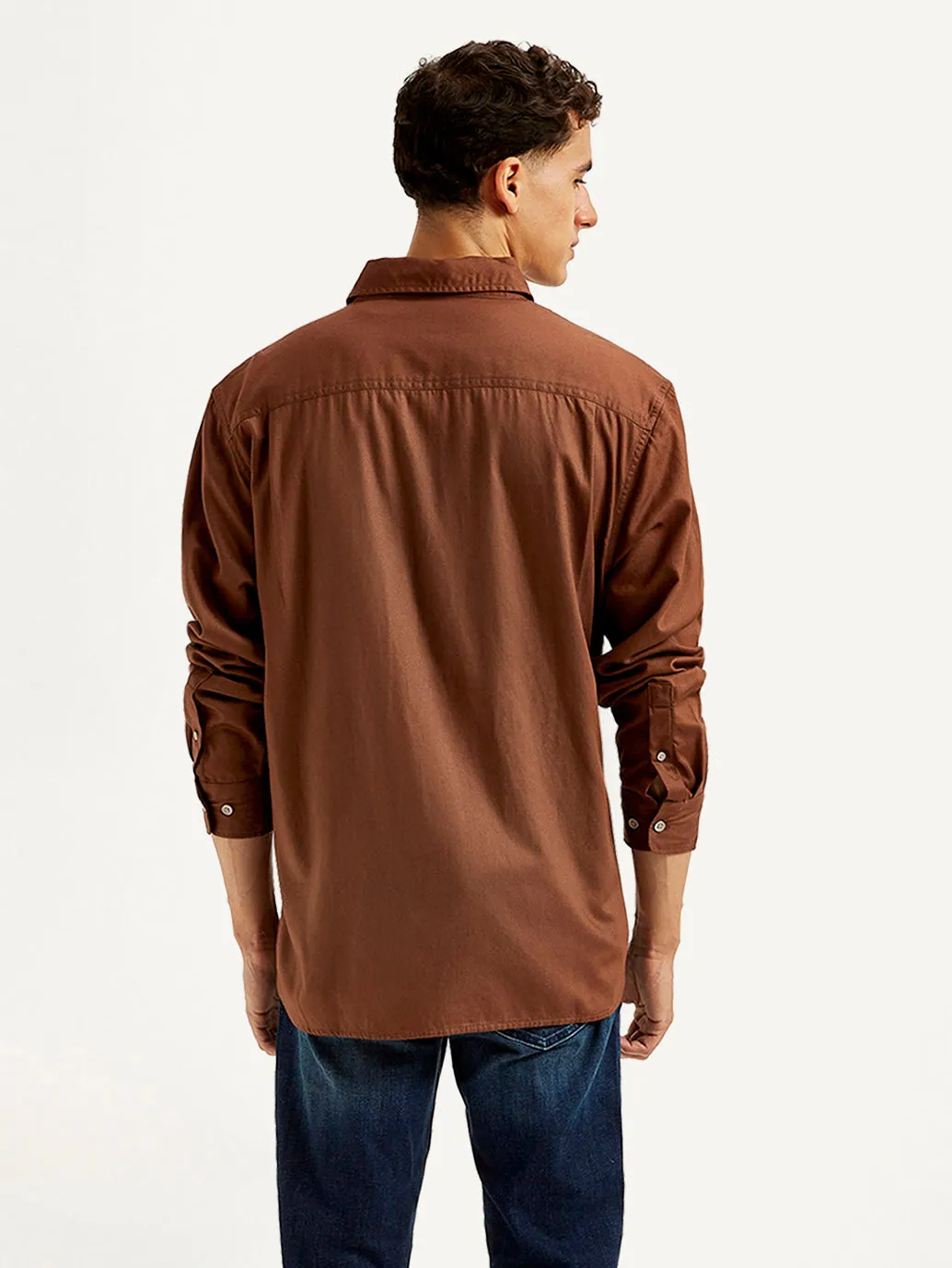 Men's Solid Slim Fit Shirt