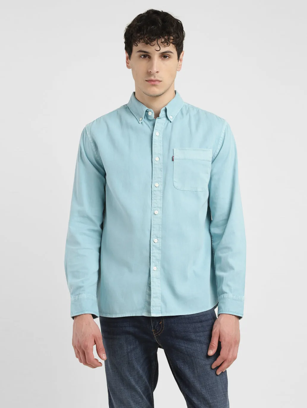 Men's Solid Slim Fit Shirt
