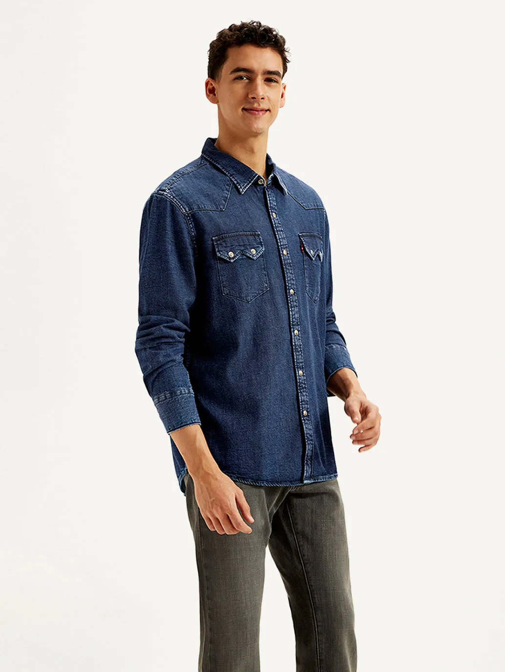 Men's Solid Slim Fit Shirt