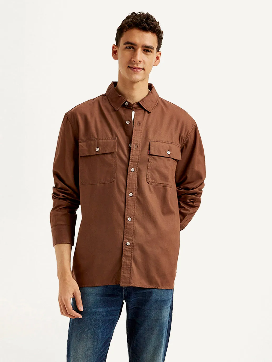 Men's Solid Slim Fit Shirt