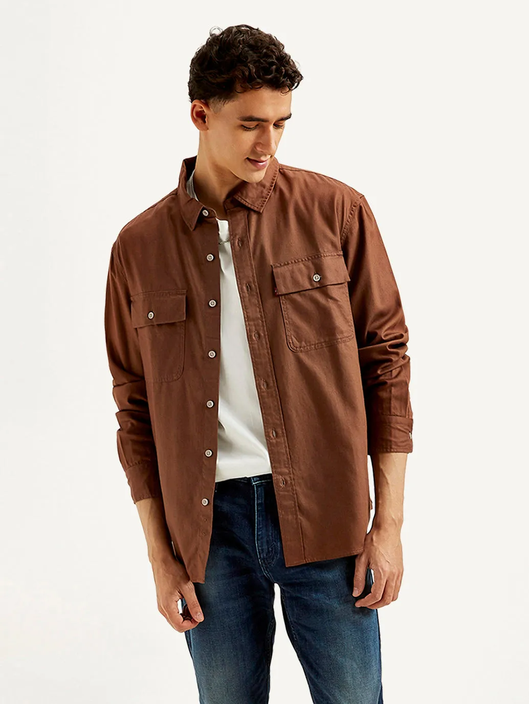 Men's Solid Slim Fit Shirt