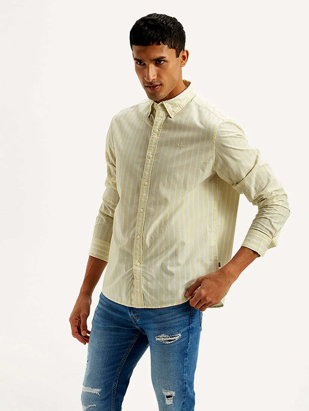 Men's Striped Slim Fit Shirt