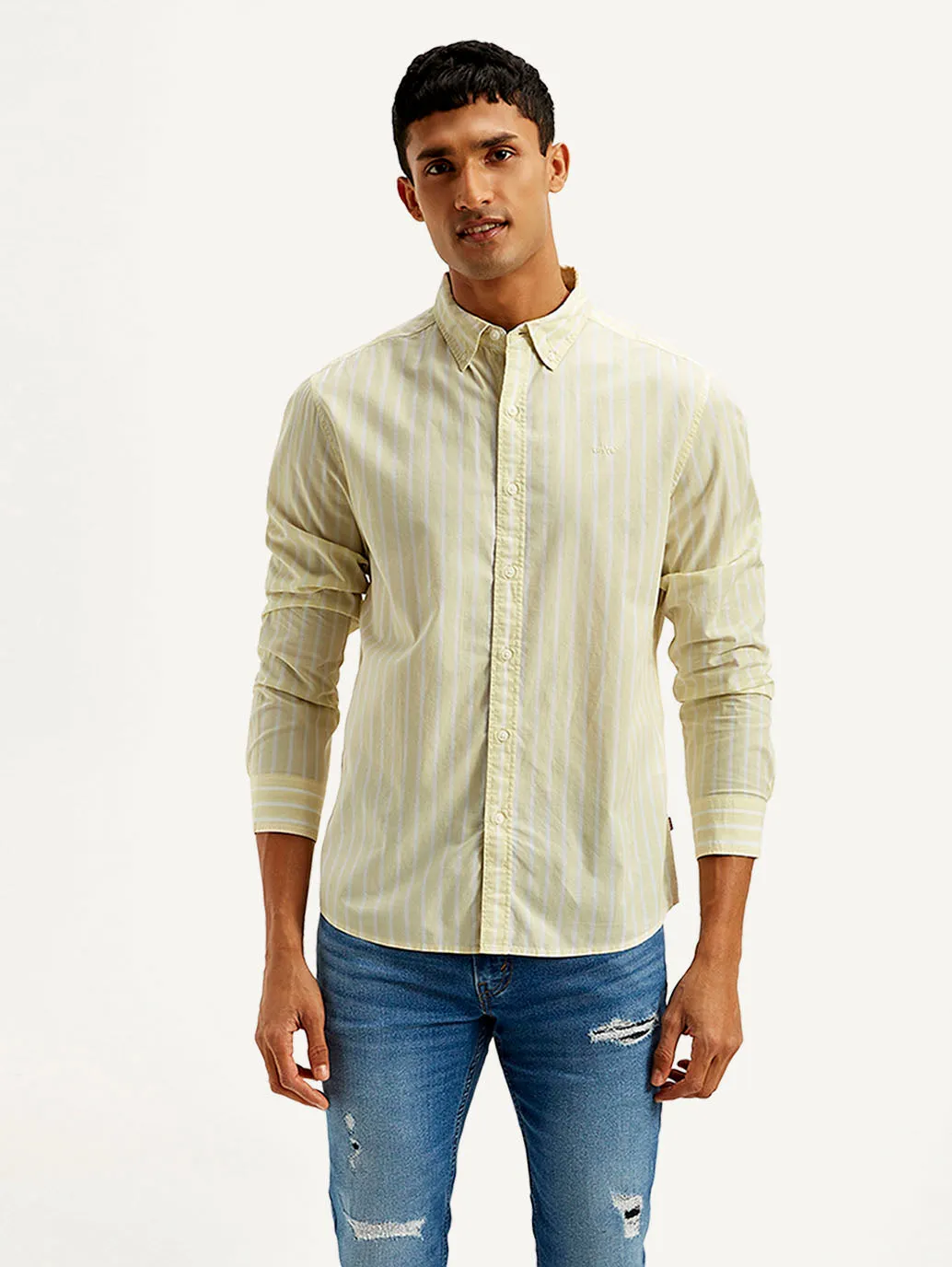 Men's Striped Slim Fit Shirt