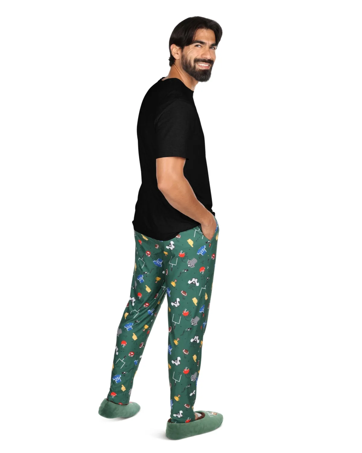 Men's Touchdown Two Piece PJ Set in a Bag