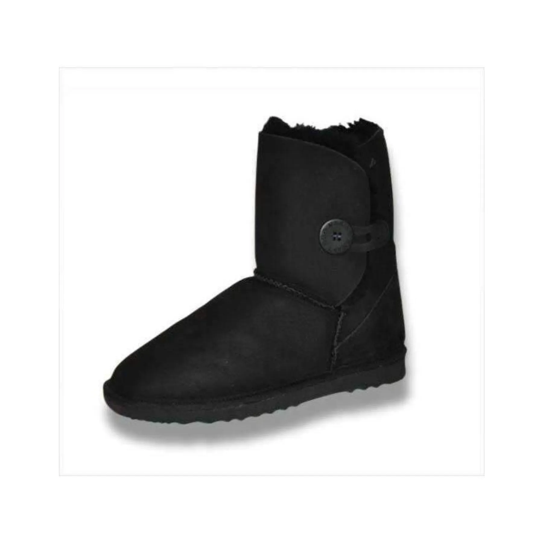 Merino Craft Short One Button UGG - Black