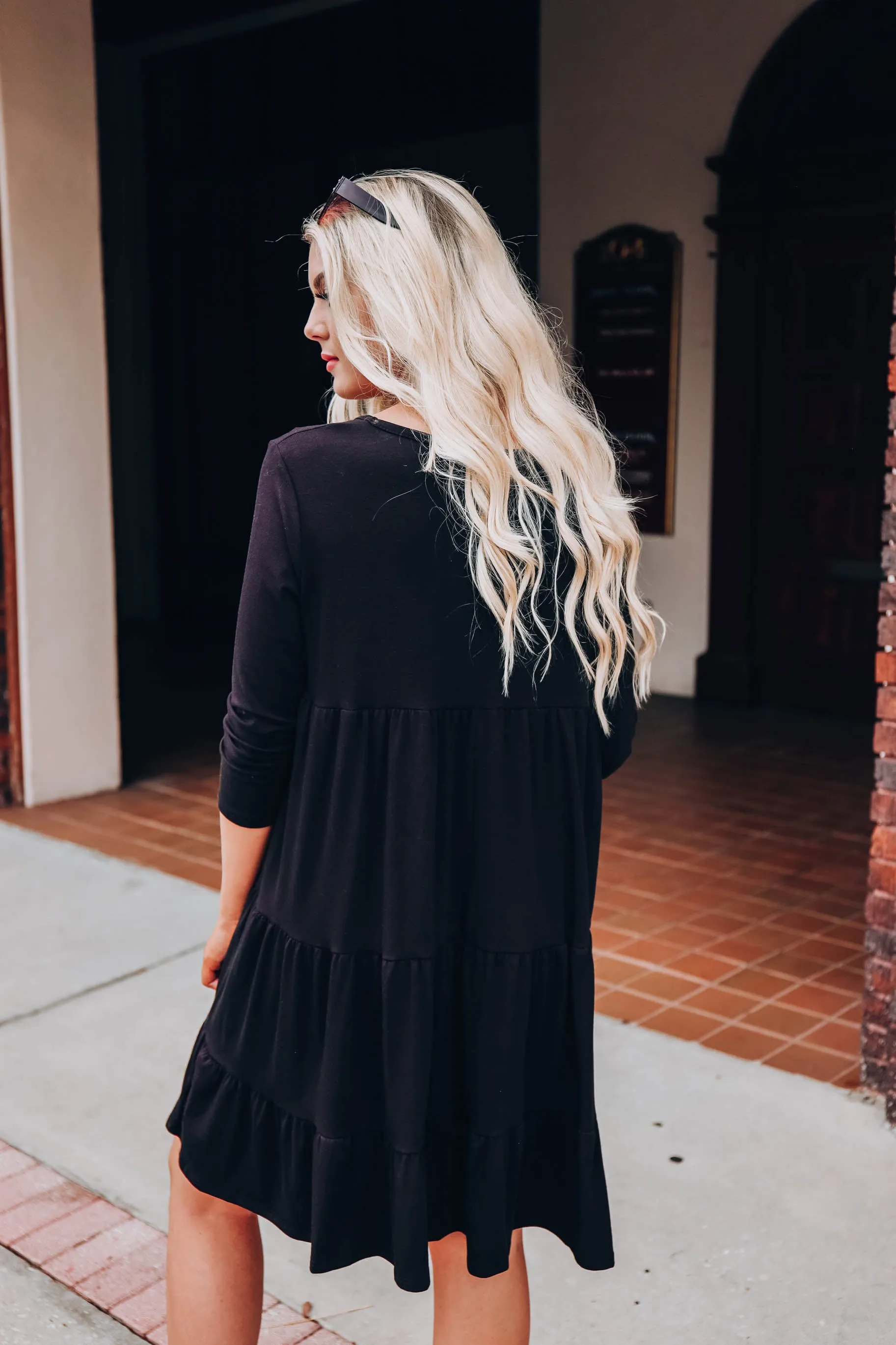 Miss Priss Baby Doll Dress - Black