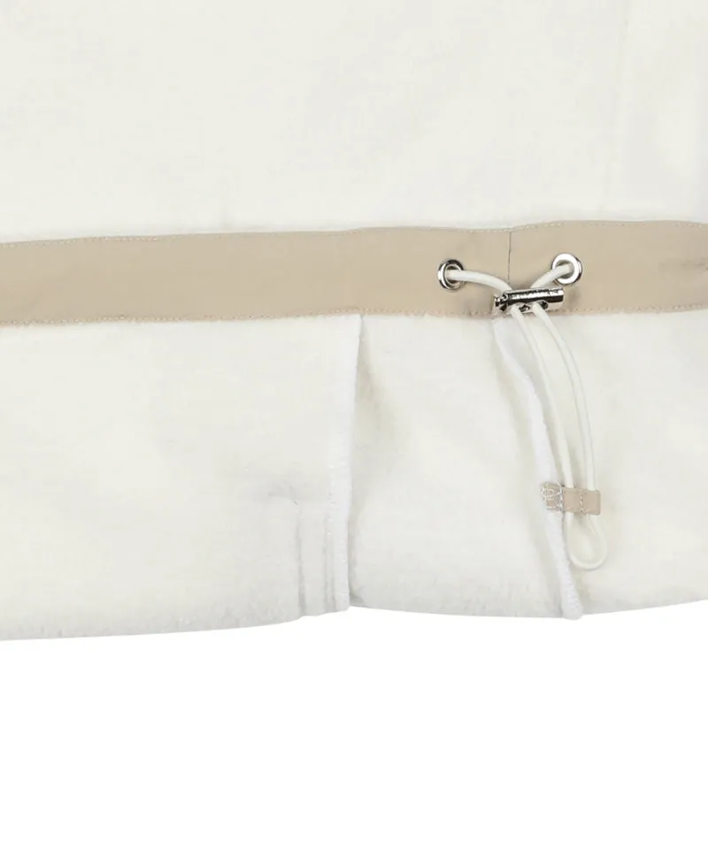 Monday Flow Half Zip-Up Warm Soft Fleece Top - Ivory