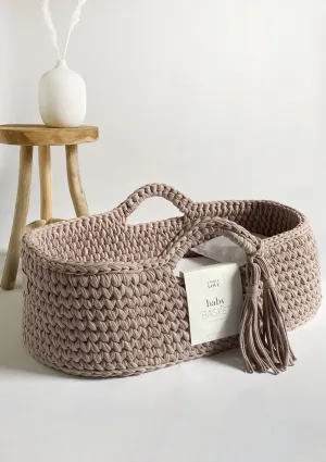 Moseskorb warm taupe