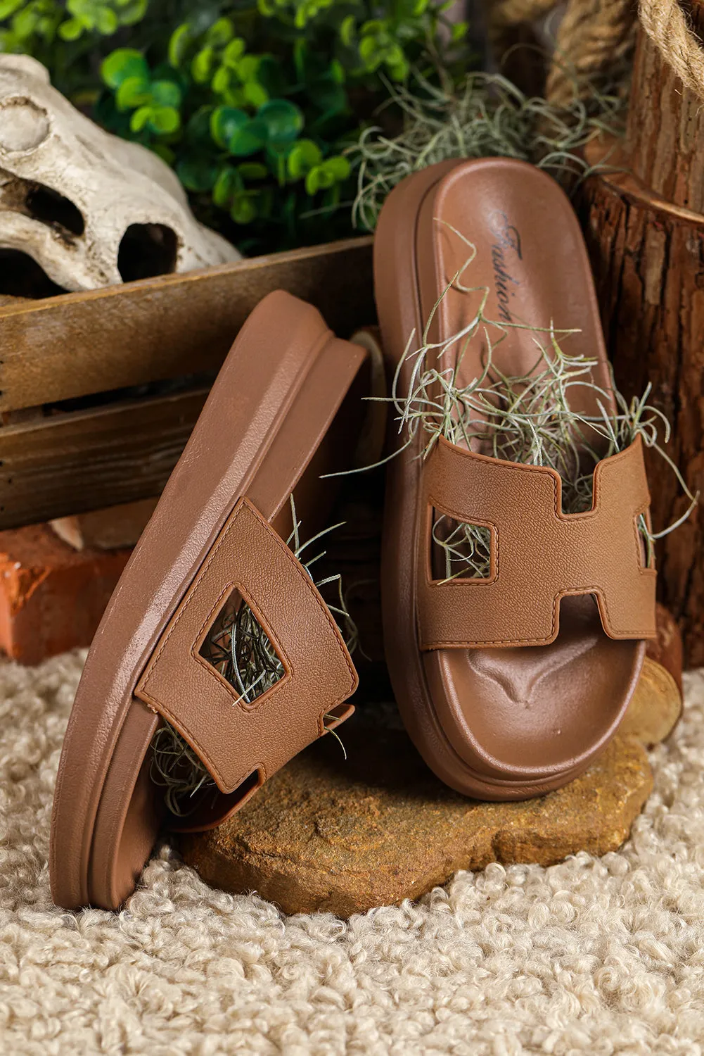 Nadine | Platform Slippers