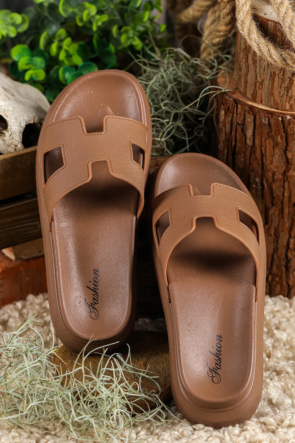 Nadine | Platform Slippers