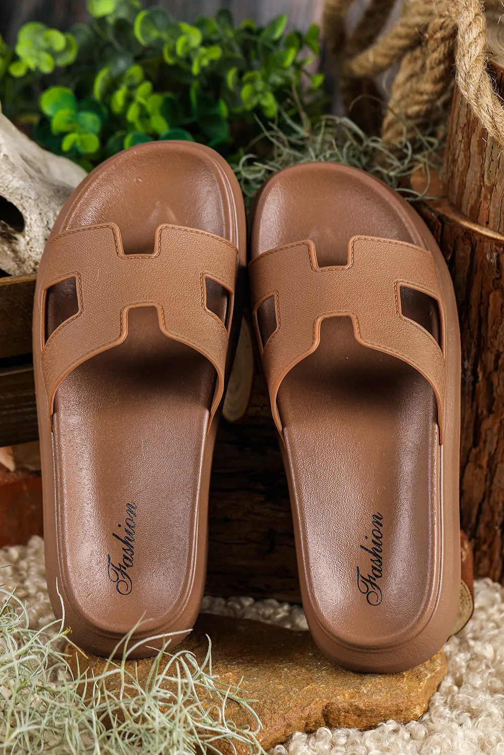 Nadine | Platform Slippers